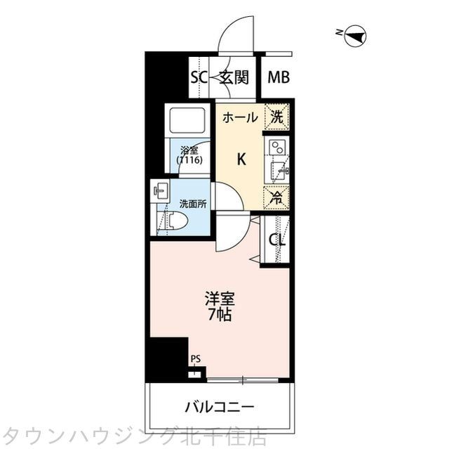 プレール・ドゥーク梅島の間取り写真