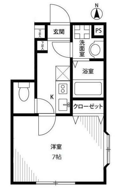 アムール Auroraの間取り写真