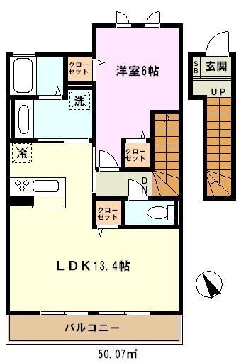 埼玉高速鉄道 南鳩ケ谷駅 徒歩11分 2階建 築13年の間取り写真