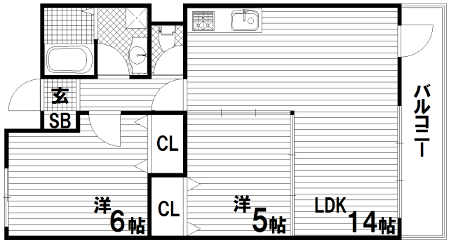 HKマンションの間取り写真