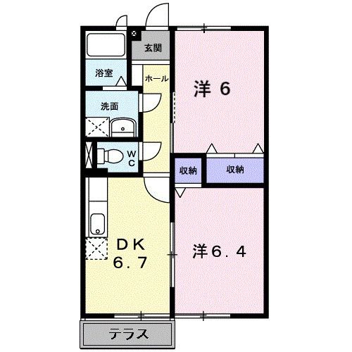 アムールの間取り写真