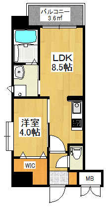 プルーム木町の間取り写真