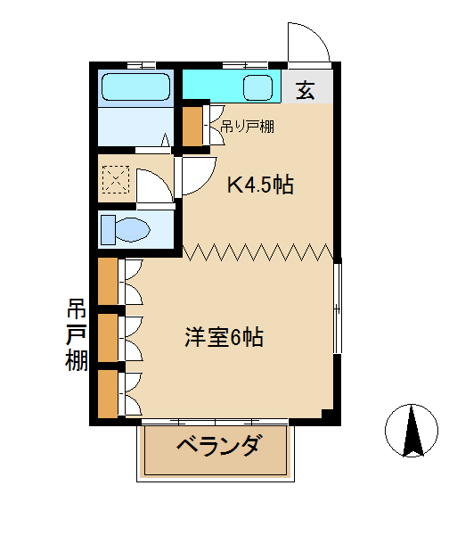 大倉ハイツの間取り