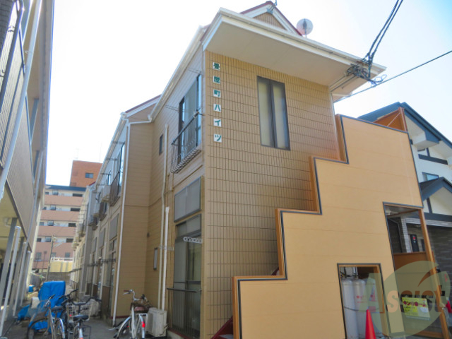仙台市若林区畳屋丁のアパートの建物外観