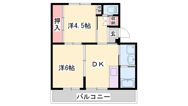 ビレッジハウス社の間取り