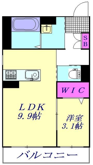 川口市西川口のマンションの間取り