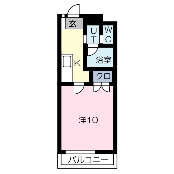 南大通りパークハイツの間取り