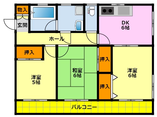 ベルーツサカエの間取り