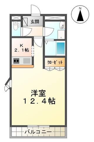 パレスさくらんぼの間取り