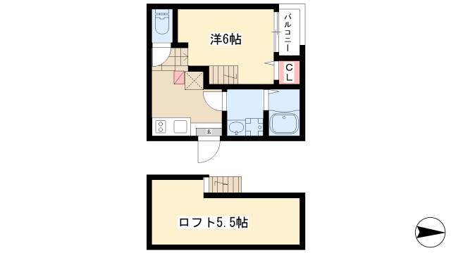 ハーモニーテラス荒中町IIの間取り