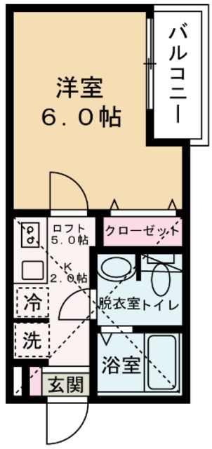 エクセラン柳瀬川の間取り