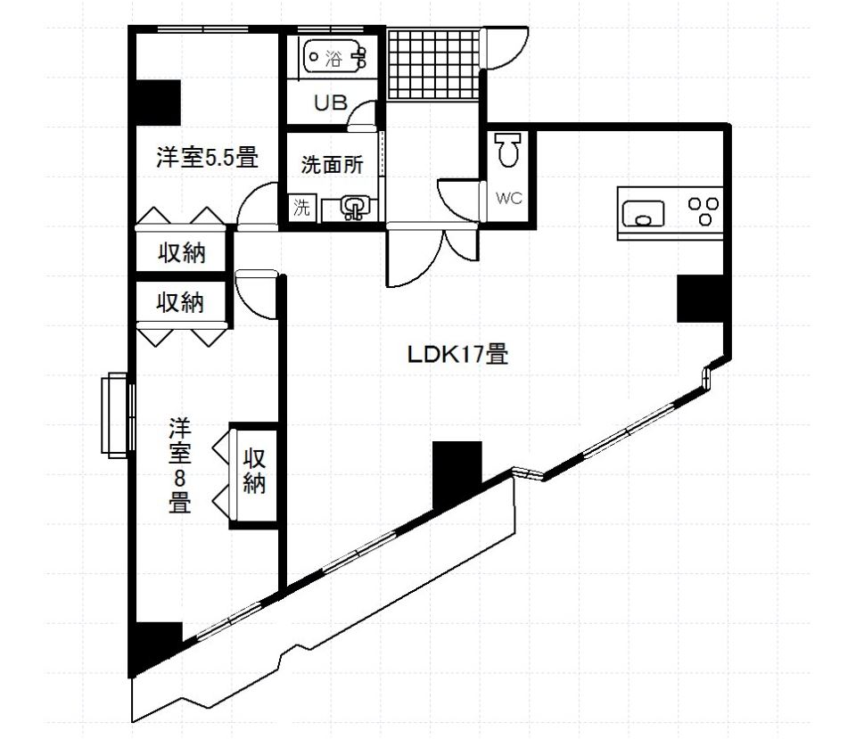 クロノスビルの間取り