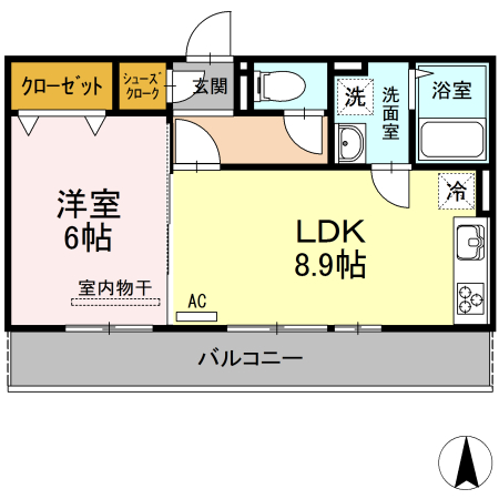 ペールメールメゾンの間取り