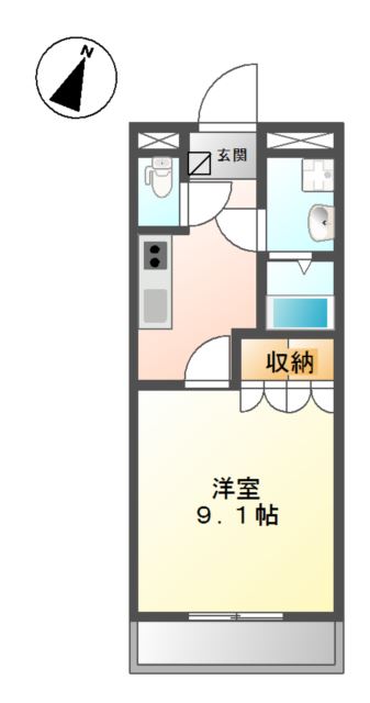 小野ロイヤルハイツの間取り