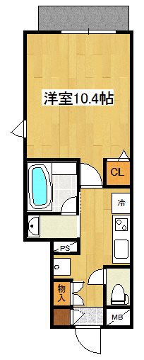 WESTCITY東大通の間取り