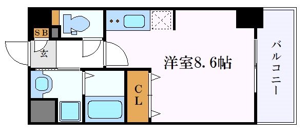 名古屋市中区正木のマンションの間取り