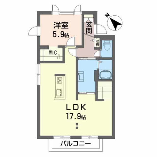 シャーメゾン泉の間取り