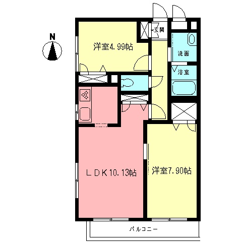 ディアコートの間取り