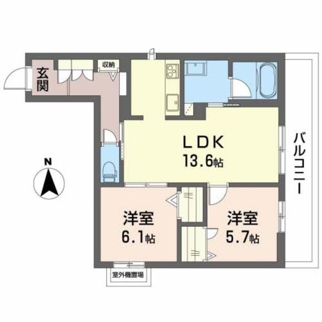 シャーメゾン金岡公園の間取り