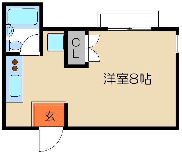 エステート白川の間取り