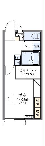 レオパレス北原の間取り写真