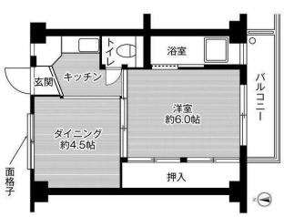 ビレッジハウス有城３号棟の間取り