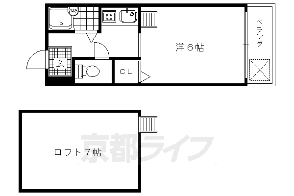 ジャルダンIの間取り