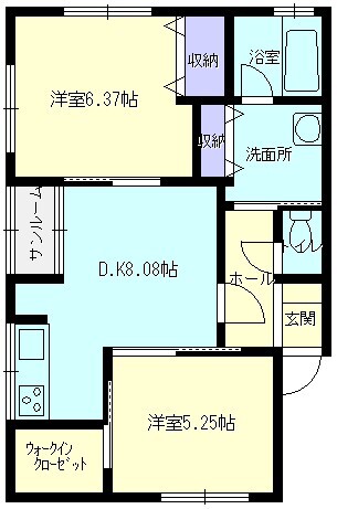 ラポートの間取り