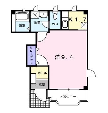 ダイヤモンドアヴェニューAの間取り