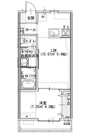 ラフィーヌ・ローズの間取り