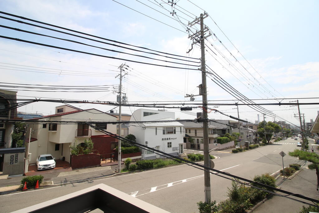 【神戸市灘区篠原南町のマンションの眺望】