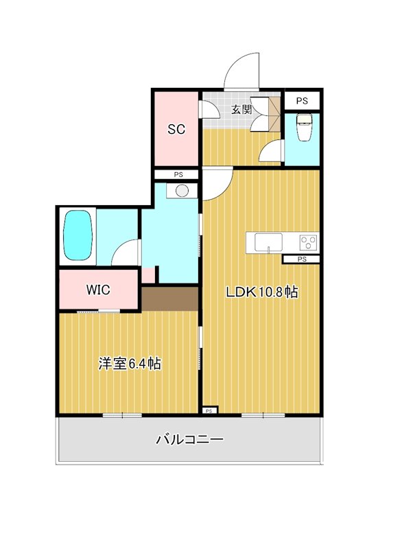 エスペランサ大宮の間取り