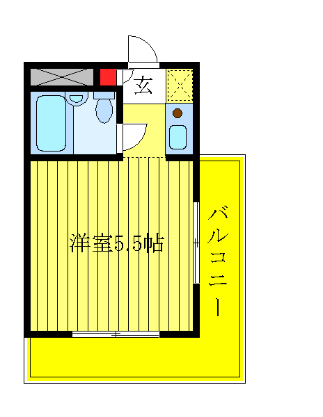 板橋区宮本町のマンションの間取り