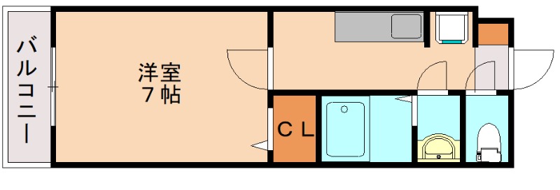 福岡市西区今宿のマンションの間取り
