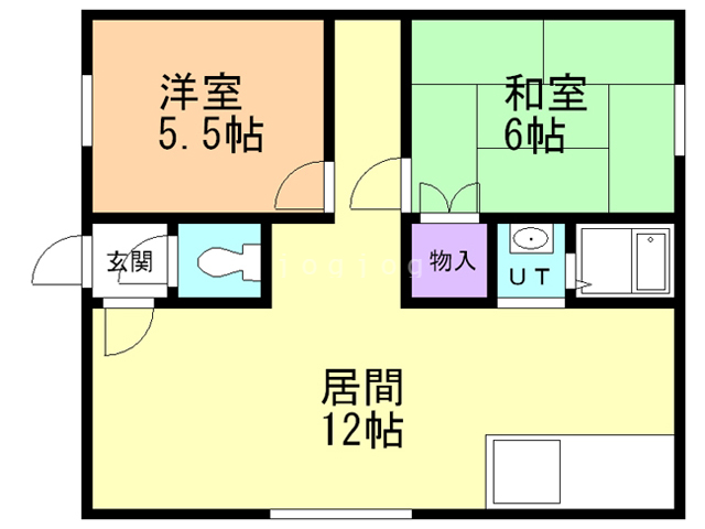 藤ハイツの間取り