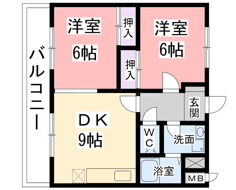 ビーチマンションII-25の間取り