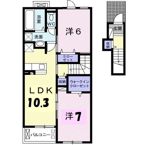 エレガンス３１の間取り