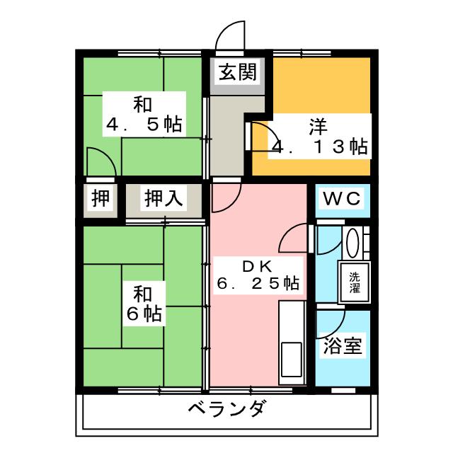 メトロポリス３号館の間取り