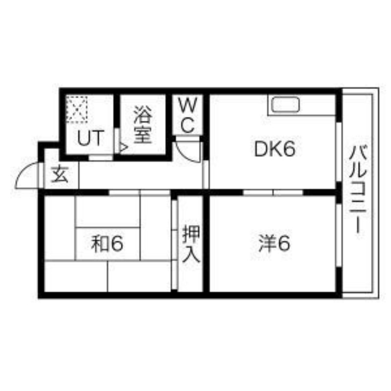 ファミーユ勝山の間取り