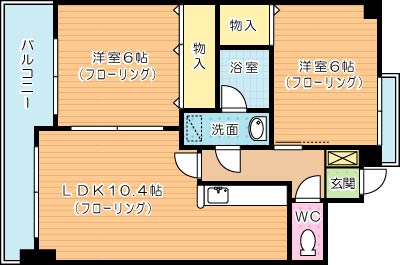 フィオレンティーナの間取り