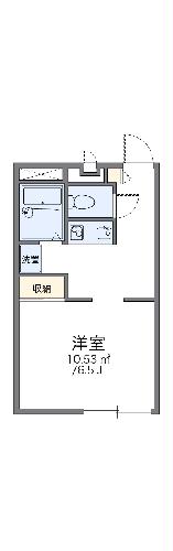 レオパレス野溝の間取り