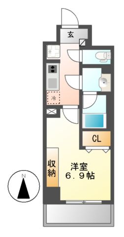 ドゥナーレ辻町の間取り