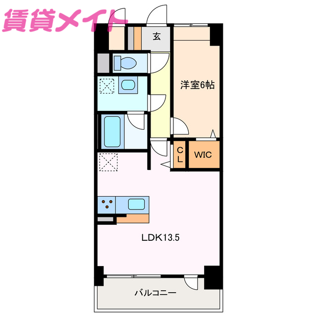 La maison de clochetteの間取り