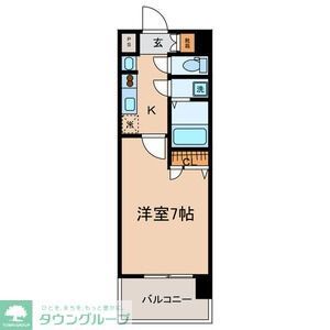 名古屋市西区名駅のマンションの間取り