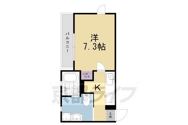 アルカスＮＥＸＴ御池の間取り