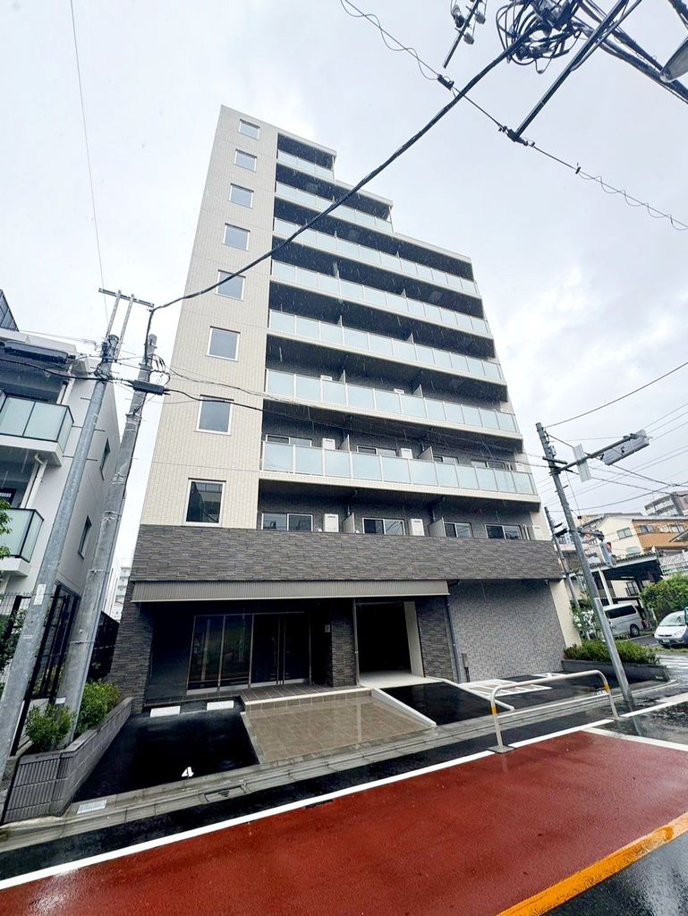 荒川区町屋のマンションの建物外観