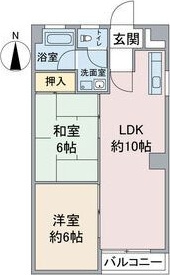 扇マンションの間取り