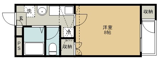 ラポールVの間取り