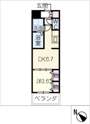 ｍｅＬｉＶ三好ケ丘の間取り