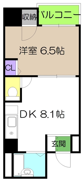 シティガーデン上町の間取り